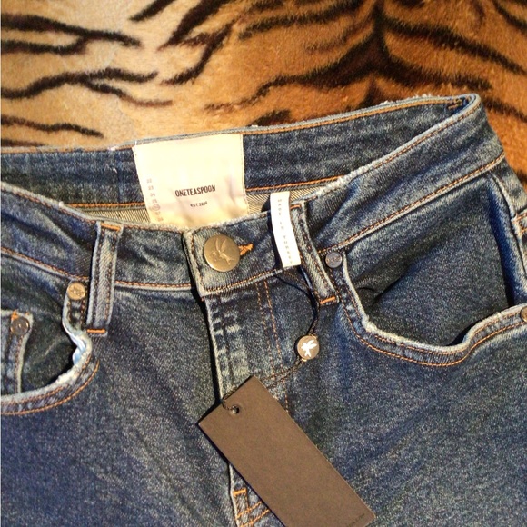 NEW! One teaspoon high waist soho blue freebirds - Picture 8 of 9